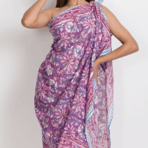 Kishori Block Print Scarf or Sarong