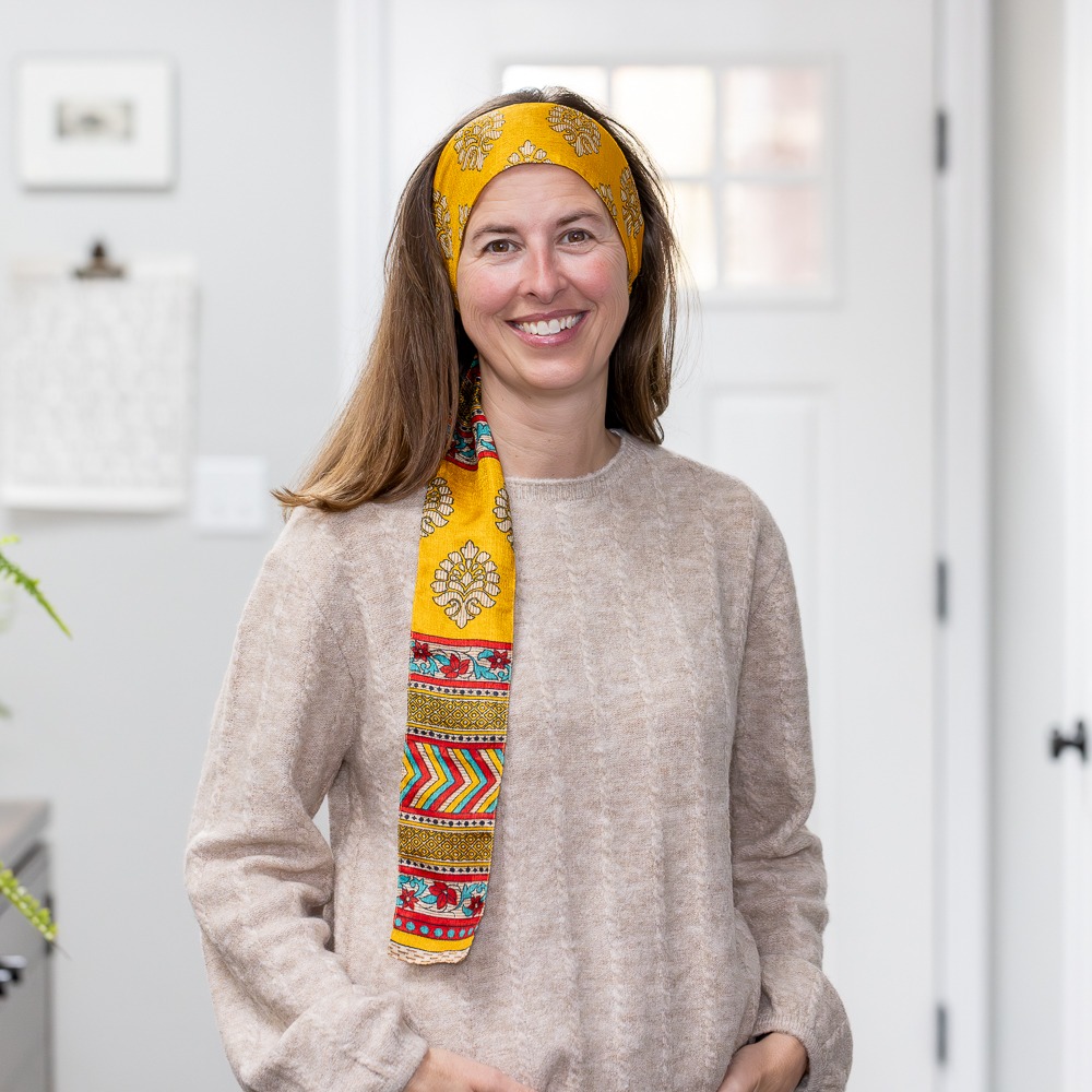 Sari Skinny Scarf Yellow 1